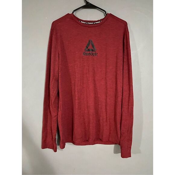 Reebok Long Sleeve Crew Neck Shirt Size Large - Picture 1 of 5